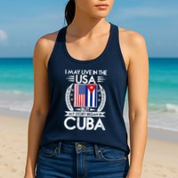 I May Live In The USA But My Story Began In Cuba Womens Tank Top