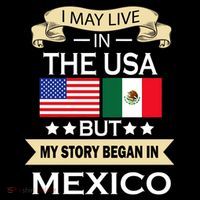 I May Live In The USA But My Story Began In Mexico Poster