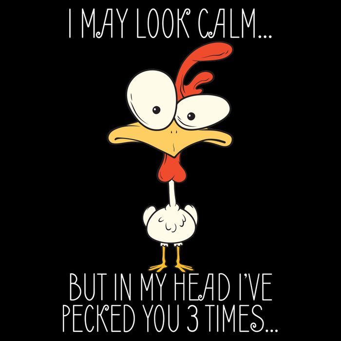 I May Look Calm But In My Head I Pecked You 3 Times Impact Tech Backpack