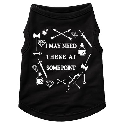 I May Need These At Some Point Swords & Weapons Doggie Tank