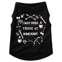 I May Need These At Some Point Swords & Weapons Doggie Tank