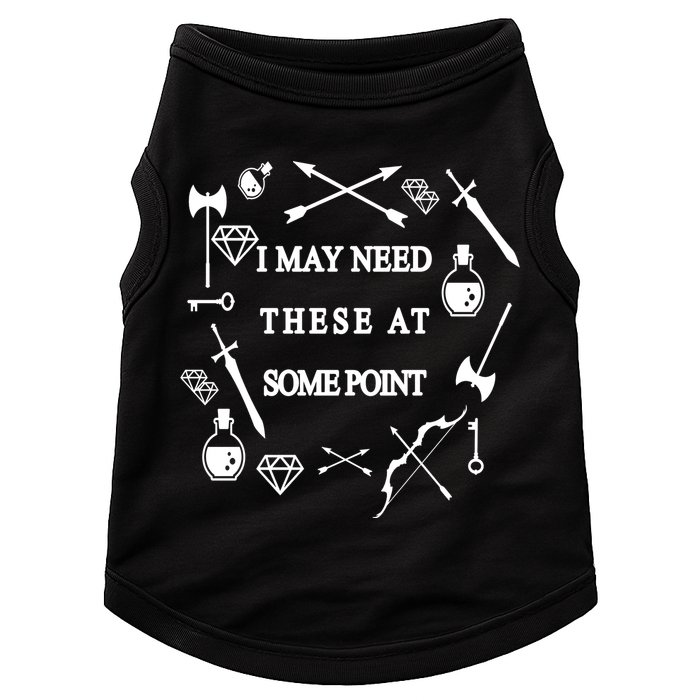 I May Need These At Some Point Swords & Weapons Doggie Tank
