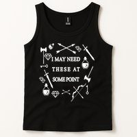 I May Need These At Some Point Swords & Weapons Tank Top