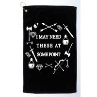 I May Need These At Some Point Swords & Weapons Golf Towel