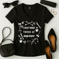 I May Need These At Some Point Swords & Weapons Women's V-Neck T-Shirt