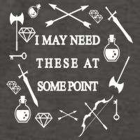 I May Need These At Some Point Swords & Weapons Vector Backpack