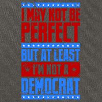 I May Not Be Perfect But At Least Im Not A Democrat Cotton Canvas Backpack