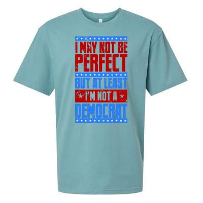 I May Not Be Perfect But At Least Im Not A Democrat Sueded Cloud Jersey T-Shirt