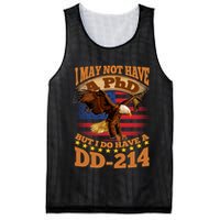 I May Not Have A PhD But I Do Have A DD-214 Mesh Reversible Basketball Jersey Tank
