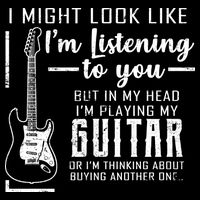 I Might Look Like I'm Listening To You Music Guitar Sweatshirt