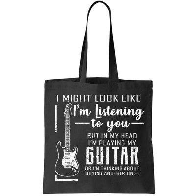 I Might Look Like I'm Listening To You Music Guitar Bag