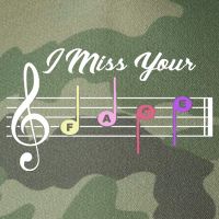 I Miss Your Face Music Notes Legacy Tie Dye Trucker Hat