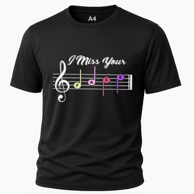 I Miss Your Face Music Notes Performance Shirt