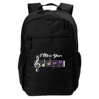 I Miss Your Face Music Notes Backpack