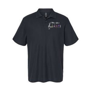 I Miss Your Face Music Notes Softstyle Adult Sport Polo