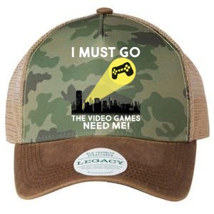 I Must Go The Video Game Needs Me Legacy Tie Dye Trucker Hat