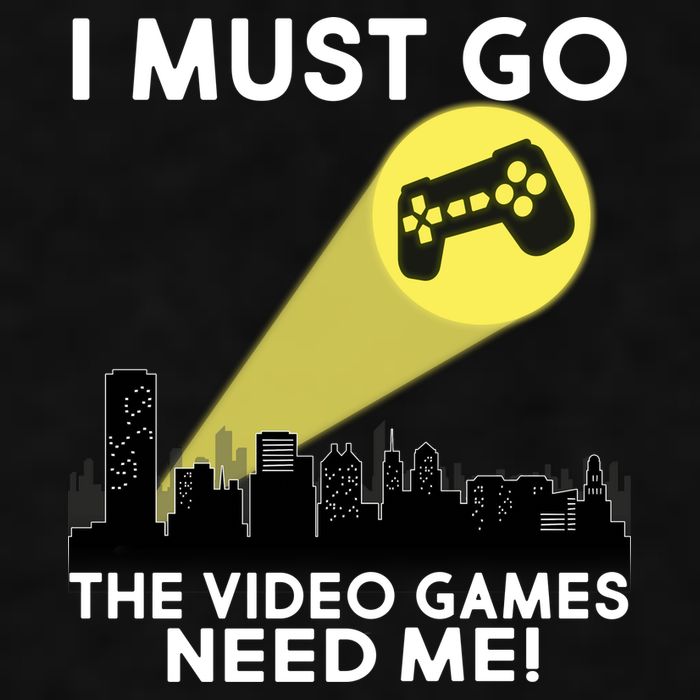 I Must Go The Video Game Needs Me Ladies PosiCharge Tri-Blend Wicking Tank