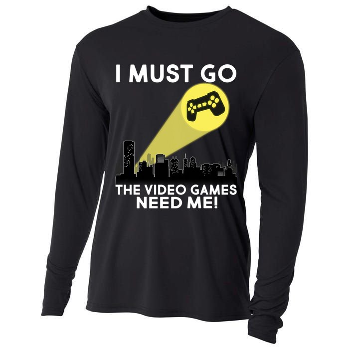 I Must Go The Video Game Needs Me Cooling Performance Long Sleeve Crew