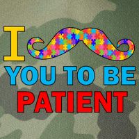 I Mustache You To Be Patient Autism Legacy Tie Dye Trucker Hat