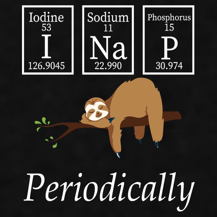 I Nap Periodically Lazy Sloths Lovers Ladies PosiCharge Tri-Blend Wicking Tank