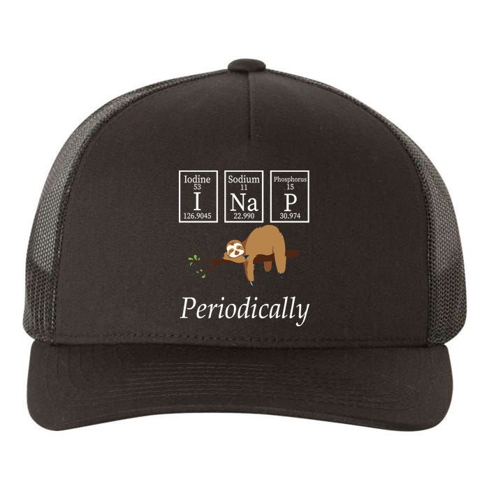 I Nap Periodically Lazy Sloths Lovers Yupoong Adult 5-Panel Trucker Hat