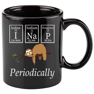 I Nap Periodically Lazy Sloths Lovers 11oz C Handle Ceramic Mug