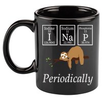I Nap Periodically Lazy Sloths Lovers 11oz C Handle Ceramic Mug