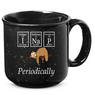 I Nap Periodically Lazy Sloths Lovers 15oz Campfire Ceramic Mug