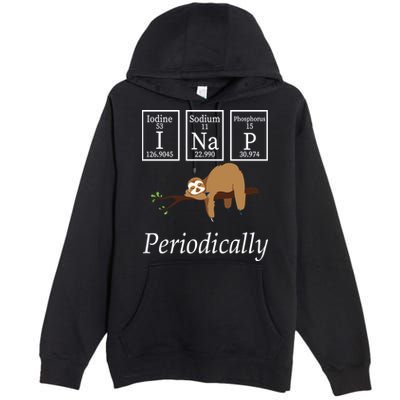 I Nap Periodically Lazy Sloths Lovers Premium Pullover Hoodie