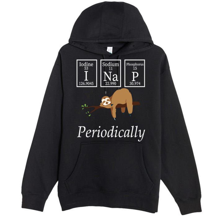 I Nap Periodically Lazy Sloths Lovers Premium Pullover Hoodie
