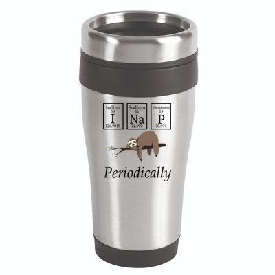 I Nap Periodically Lazy Sloths Lovers 16oz Travel Tumbler