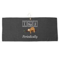I Nap Periodically Lazy Sloths Lovers Large Microfiber Waffle Golf Towel