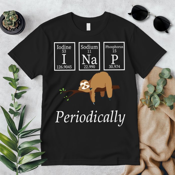 I Nap Periodically Lazy Sloths Lovers Premium T-Shirt
