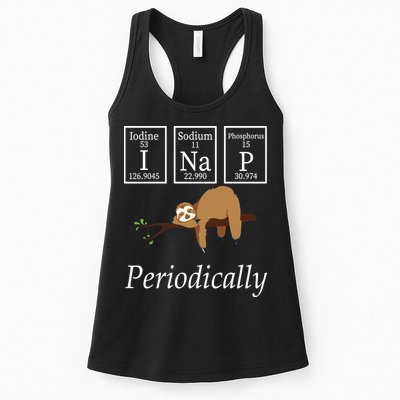 I Nap Periodically Lazy Sloths Lovers Womens Tank Top