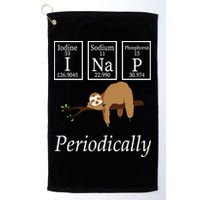 I Nap Periodically Lazy Sloths Lovers Golf Towel