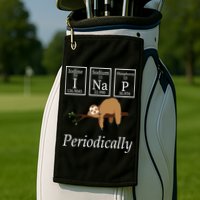 I Nap Periodically Lazy Sloths Lovers Golf Towel