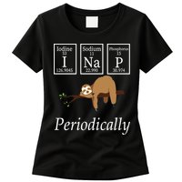 I Nap Periodically Lazy Sloths Lovers Womens T-Shirt