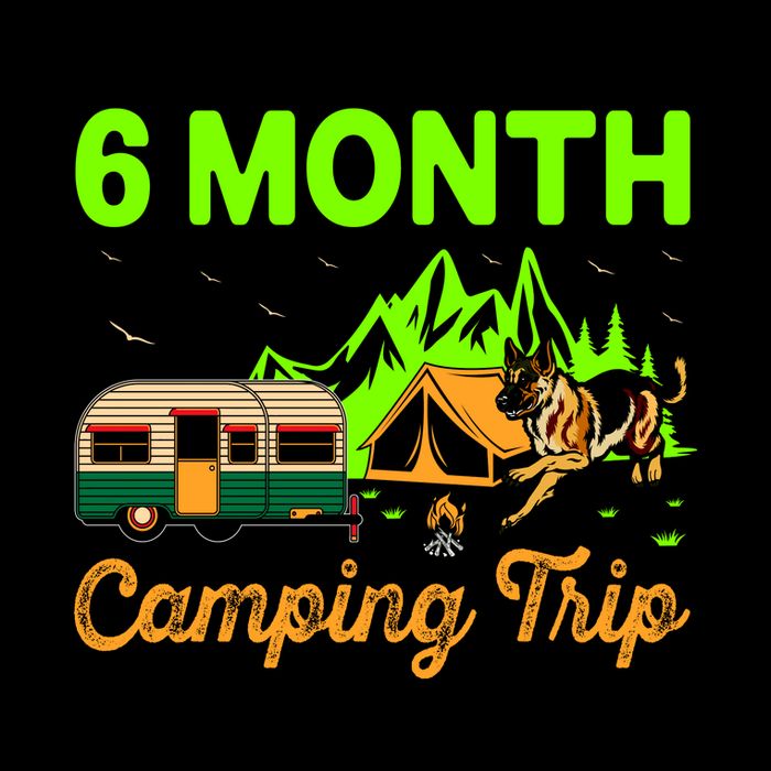 I Need A 6 Month Camping Trip Twice A Year 16oz Travel Tumbler