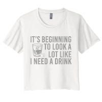 I Need A Drink Crop Top