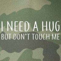 I Need a Hug But Don't Touch Me Legacy Tie Dye Trucker Hat