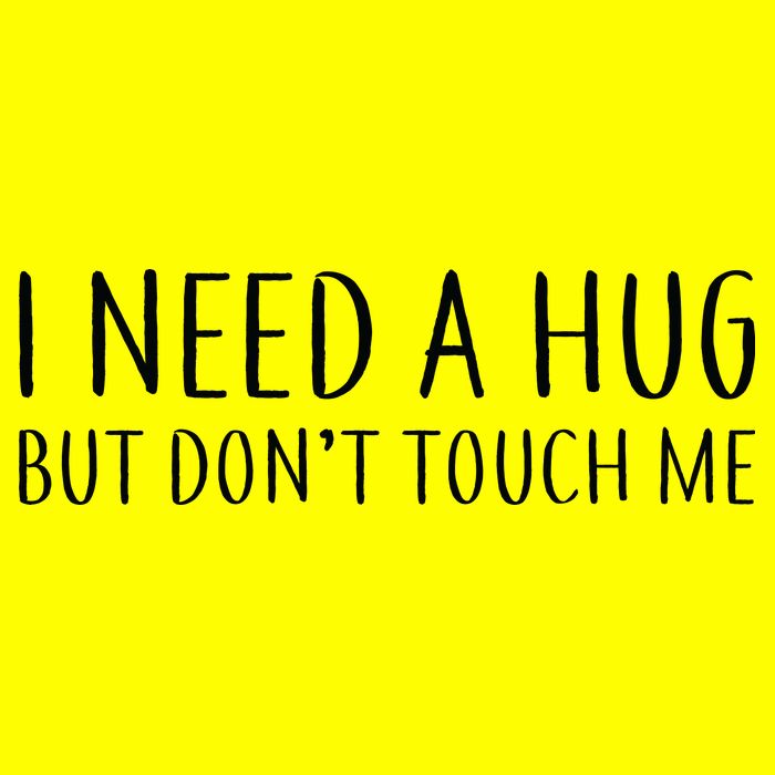 I Need a Hug But Don't Touch Me Polo