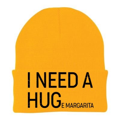 I Need A HUG E Margarita Knit Cap Winter Beanie