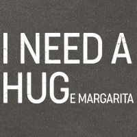 I Need A HUG E Margarita Cotton Canvas Backpack