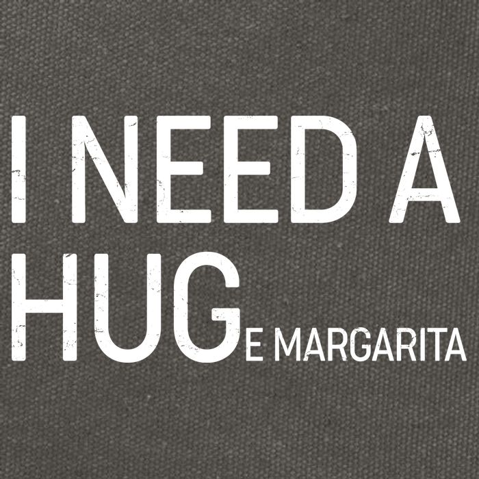 I Need A HUG E Margarita Cotton Canvas Backpack