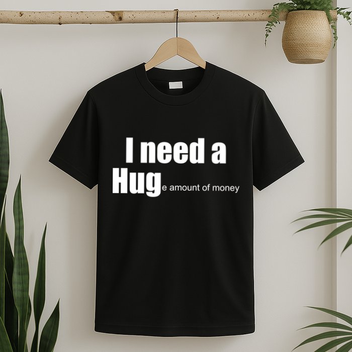 I Need A Hug (Huge amount of Money) T-Shirt