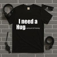 I Need A Hug (Huge amount of Money) T-Shirt