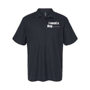 I Need A Hug (Huge amount of Money) Softstyle Adult Sport Polo