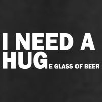 I Need A Hug Huge Glass Of Beer Trucker Hat