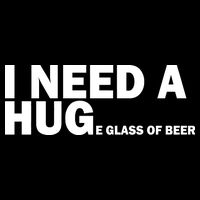 I Need A Hug Huge Glass Of Beer Wool Snapback Cap