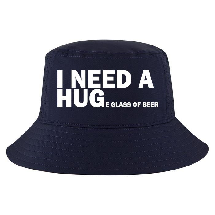 I Need A Hug Huge Glass Of Beer Cool Comfort Performance Bucket Hat